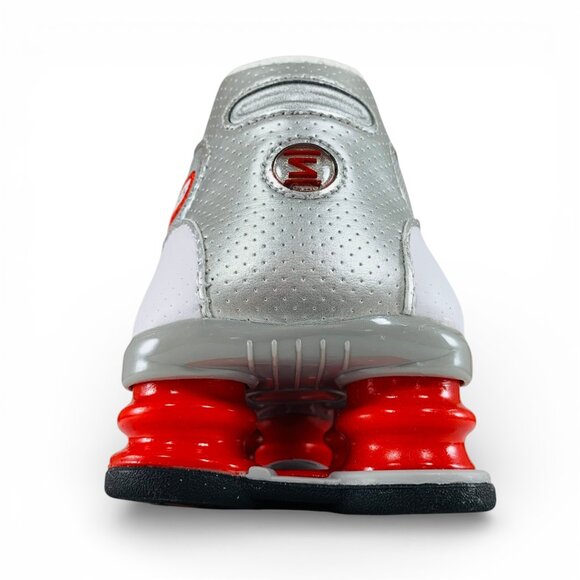 Nike Shox NZ White University Red Black Silver Men\'s Shoes Sneakers 378341-104